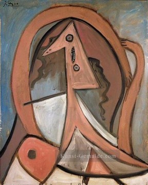  Kubismus Malerei - Femme assise1 1923 Kubismus